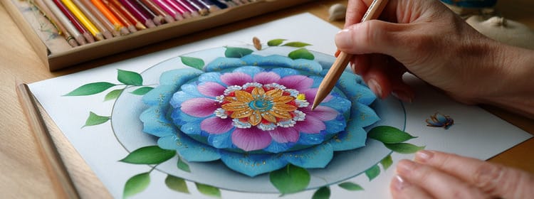 Détente: se remettre du multitasking avec le coloriage pour adultes?