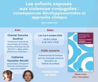 Formation Les enfants exposés aux violences conjugales : conséquences développementales et approche clinique