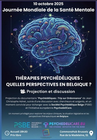 Projection Thérapies Psychédéliques : quelles perspectives en Belgique?